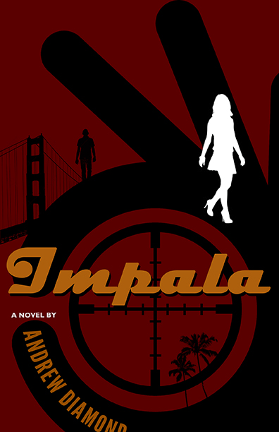 Impala cover: red, black and white