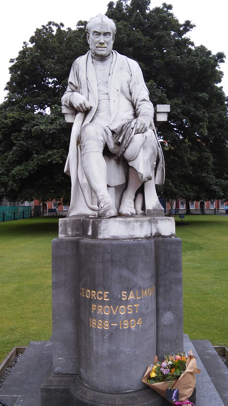Statue of George Salmon, Trinity College, Dublin, Ireland