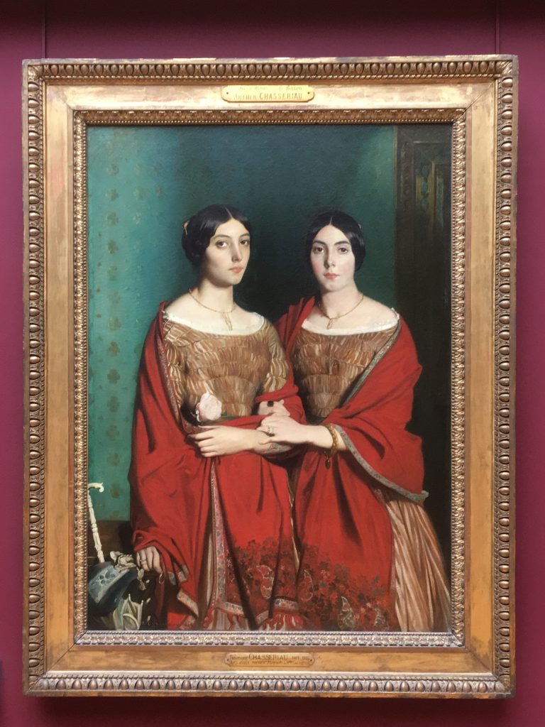 I forget the name of the artist, but these two are his sisters. Louvre, Paris. September 16, 2017.